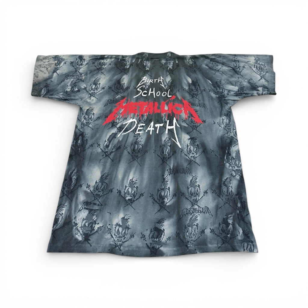 1990’s Metallica Birth School Metallica Death Tie Dye AOP