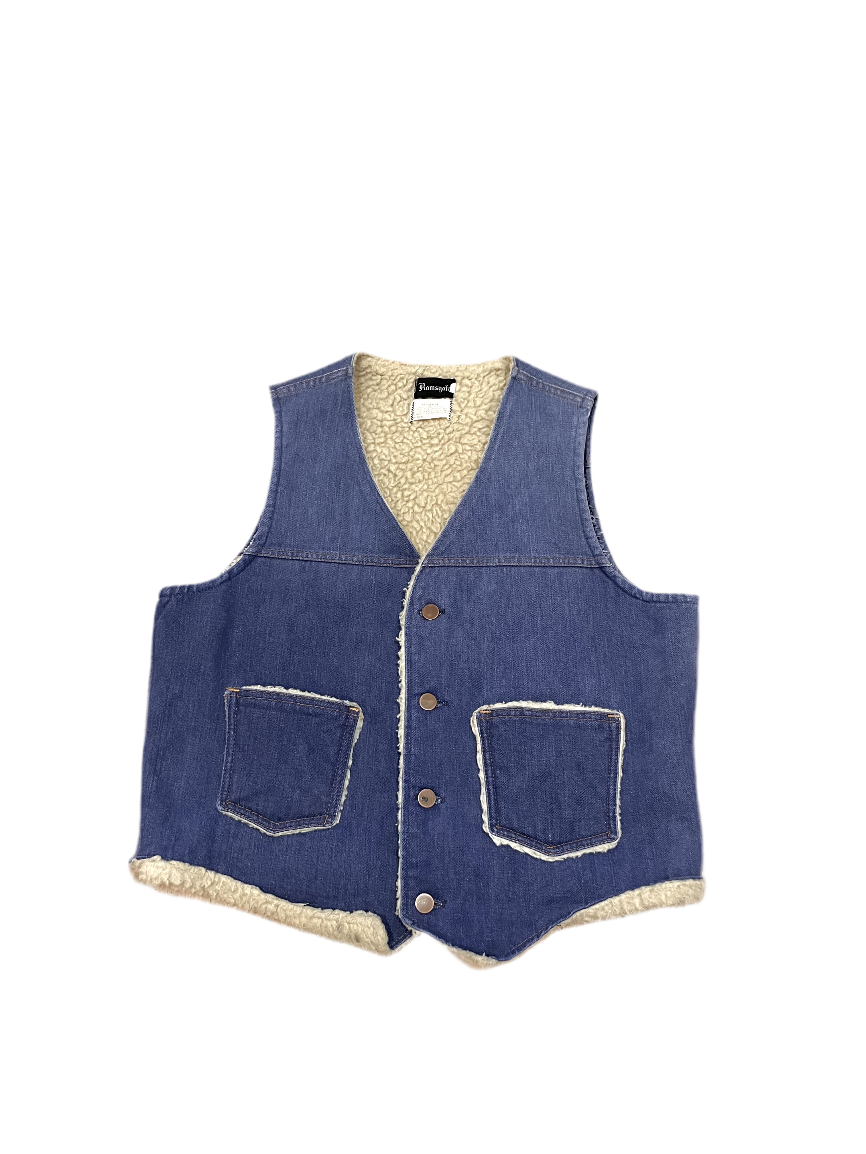 Ramsgate Sherpa Lined Denim Vest