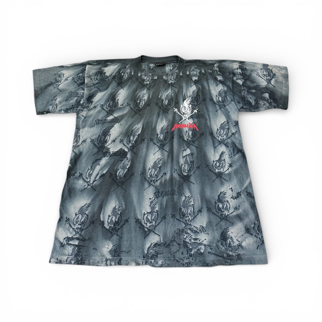 1990’s Metallica Birth School Metallica Death Tie Dye AOP