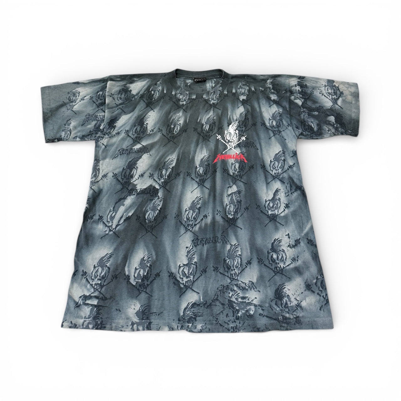 1990’s Metallica Birth School Metallica Death Tie Dye AOP