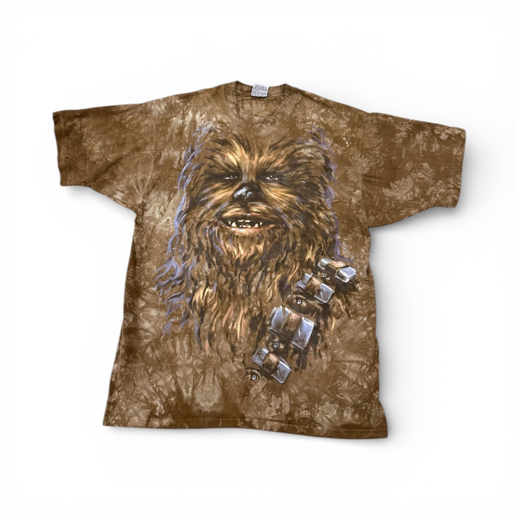 1996 Star Wars Liquid Blue Chewbacca Tie Dye AOP