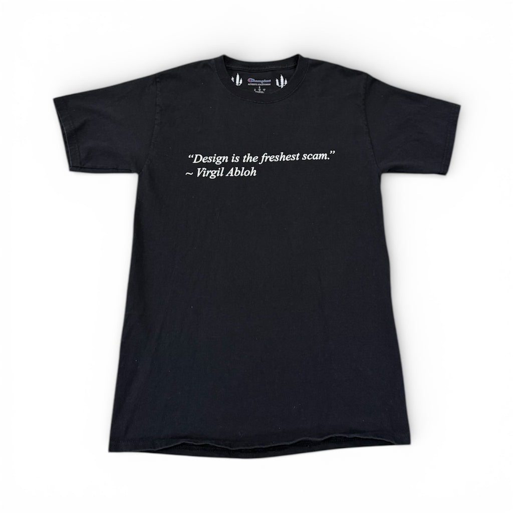 Virgil Abloh Canary Yellow Quote Tee